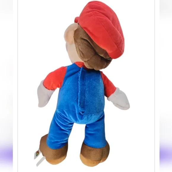 Super Mario Jumbo 24" Plush Figure w/Secret Compartment Nintendo Licensed Pillow - Picture 4 of 7